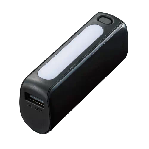 LEDライト付モバイルチャージャー2200